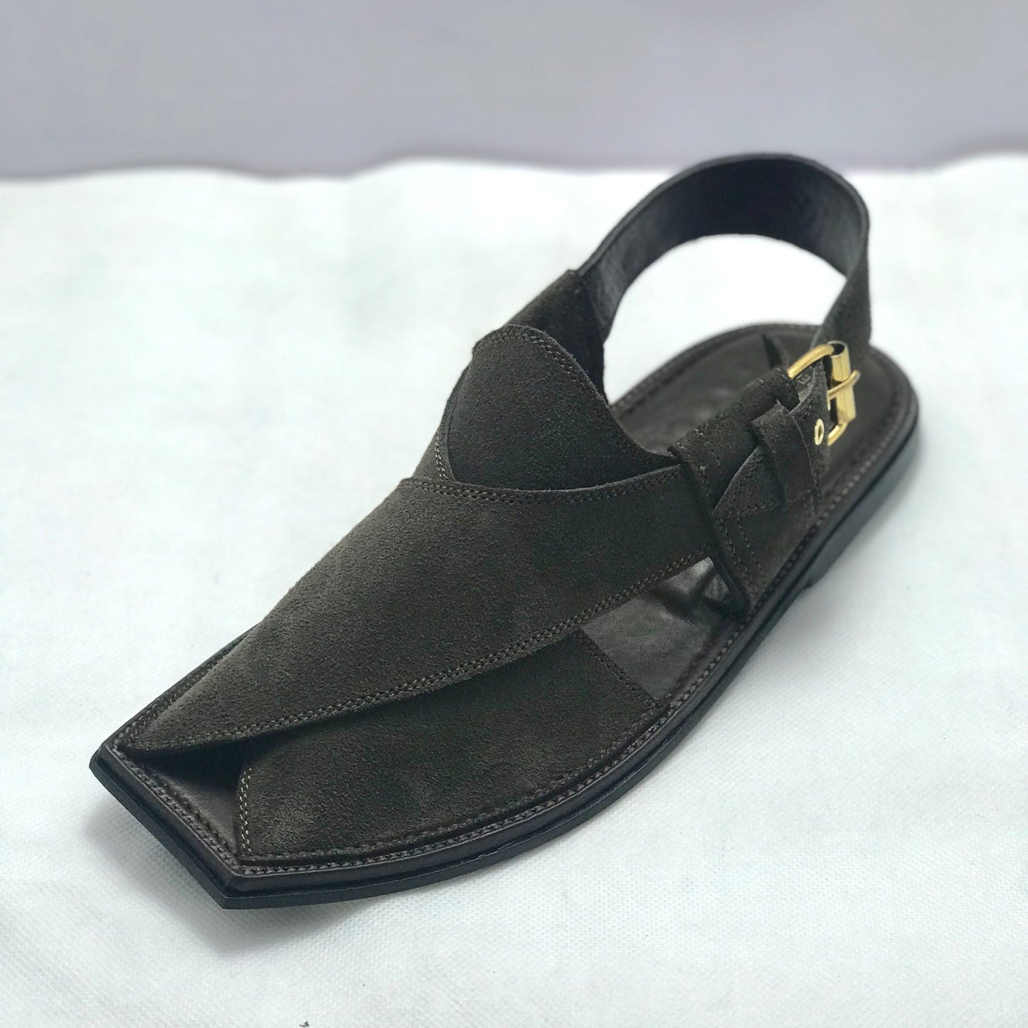 Dark Brown Suede