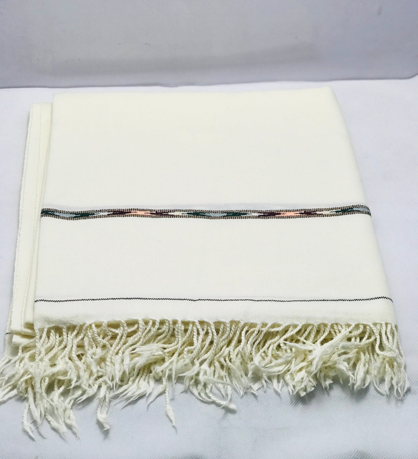 white Pashmina 72count