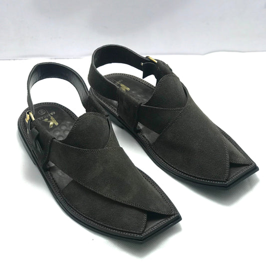 Dark Brown Suede