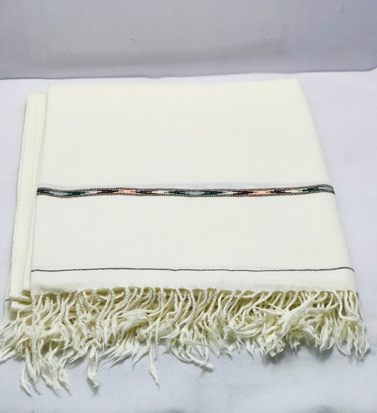 white Pashmina 72count