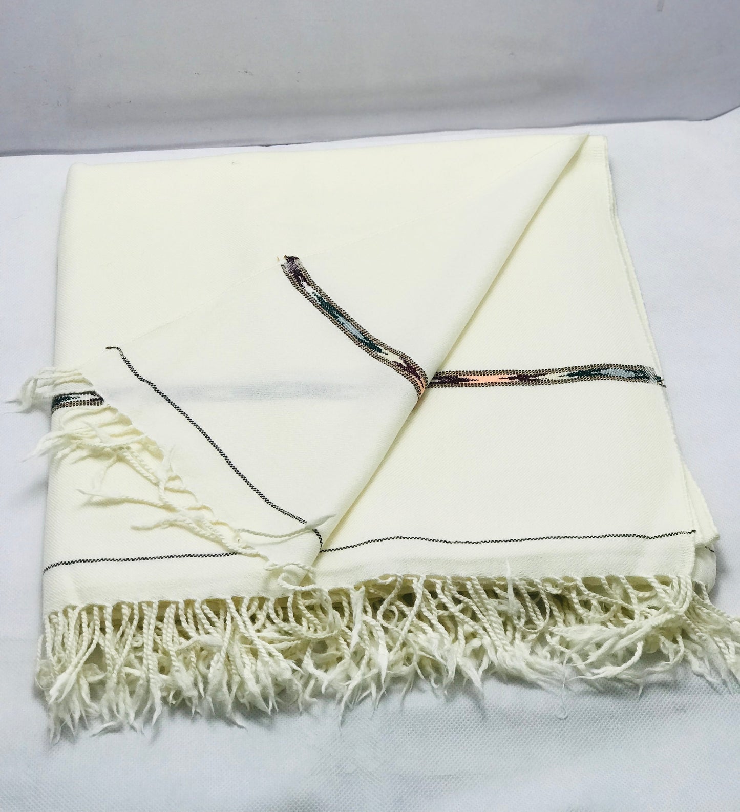 white Pashmina 72count