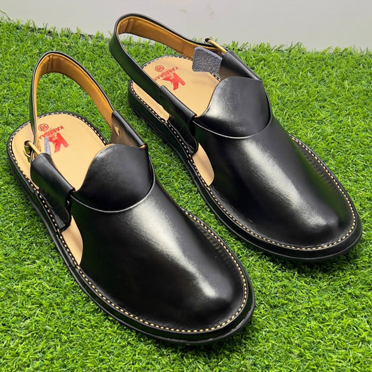 Black Jeans Chappal
